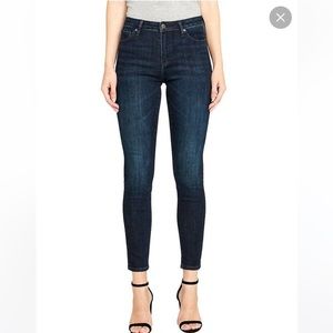 Banana Republic High Rise Cropped Skinny Jeans